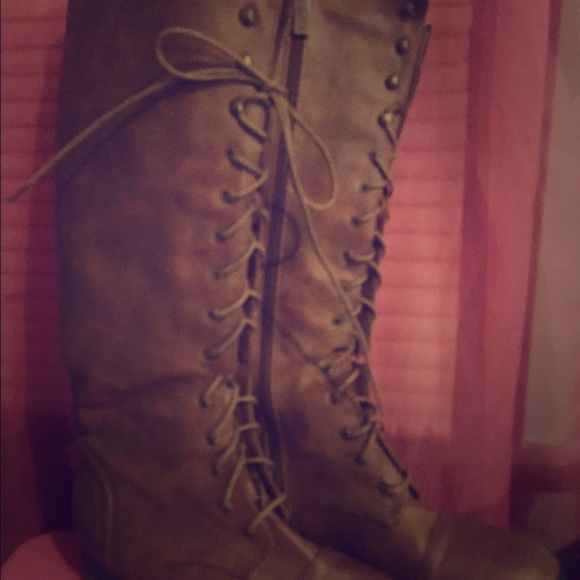 Lace up Riding Boots