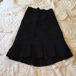 Anthropologie black skirt