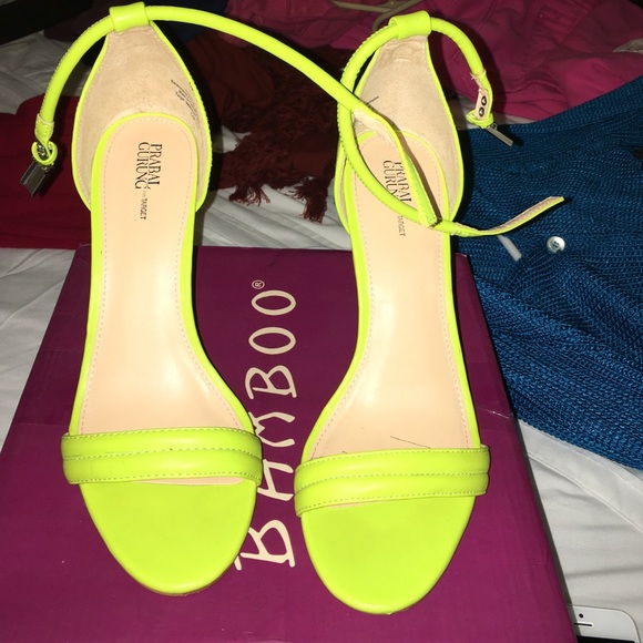 Prabal Gurung target Neon green Heels!