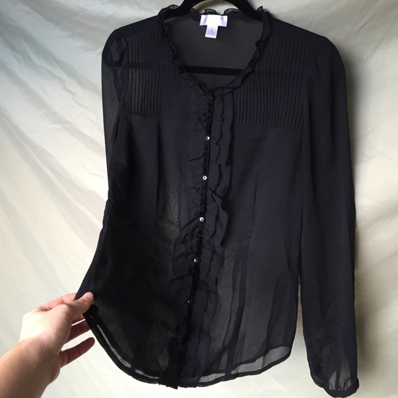 Ann Taylor Loft See-through blouse
