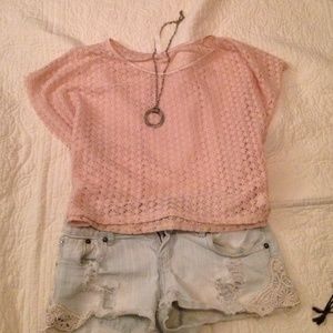 Knit crop top