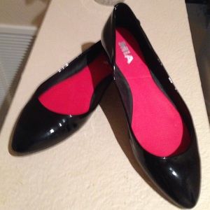 MIA flats size 8 black patent