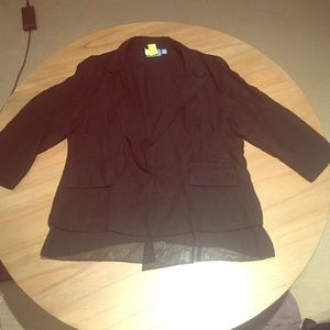 Black fun and flirty blazer