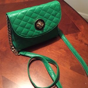 BRAND NEW green mini purse