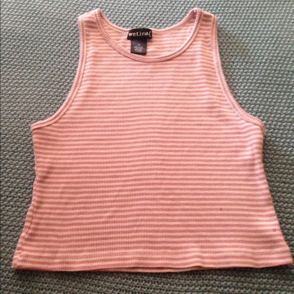 Wet Seal Dusty Rose Crop Top