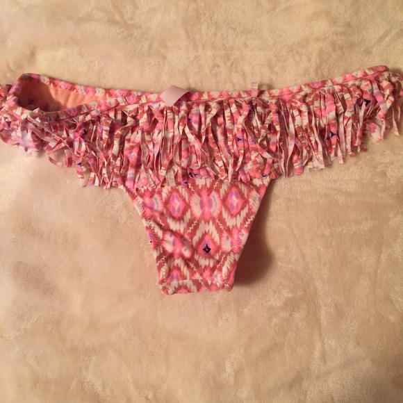 Vs fringe itsy bikini bottom