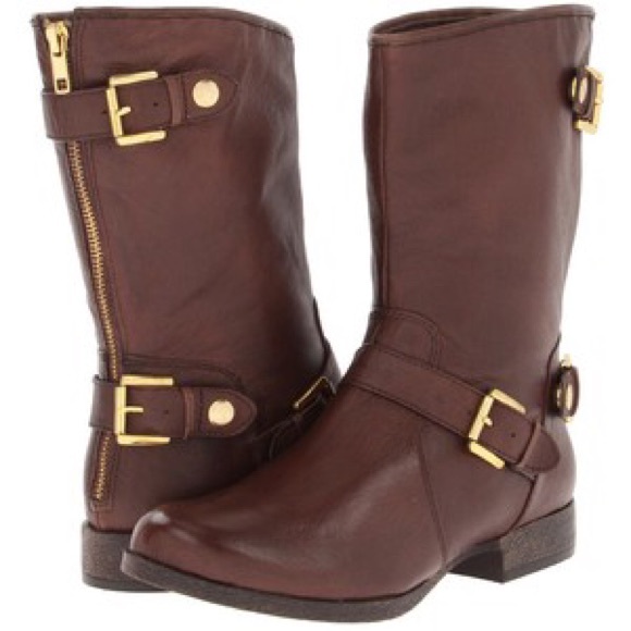 Steve Madden Shoes - Steve Madden Enngage Brown Boots Leather