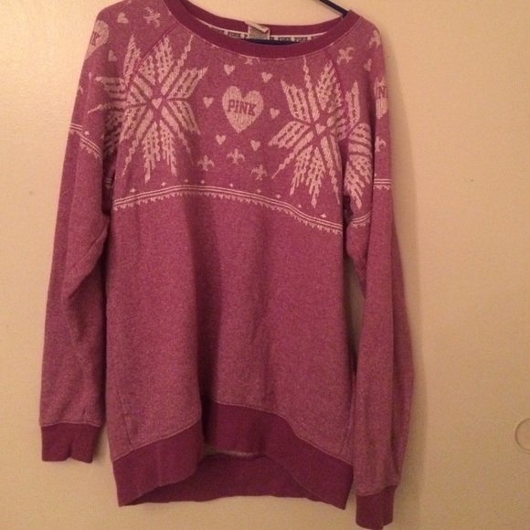 oversized VS snowflake sweater