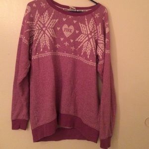 oversized VS snowflake sweater