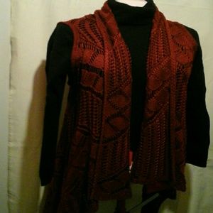 New crocheted vest Never worn