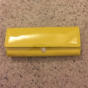 Yellow Aldo Chain Clutch