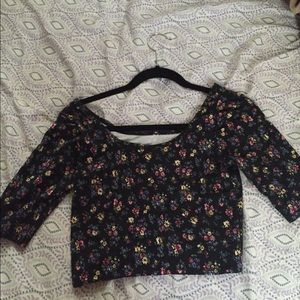Floral crop top