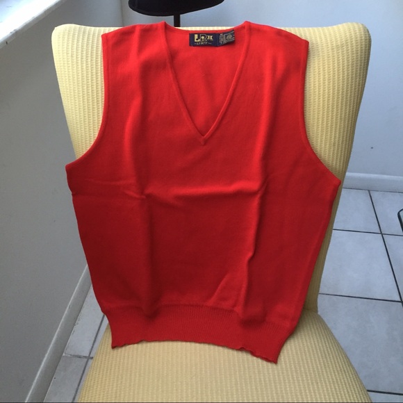 Men's LR II by LeRoy Wool V-Neck Sweater 60/70's
