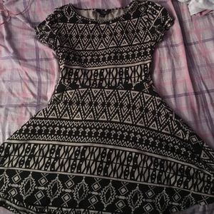Tribal skater dress