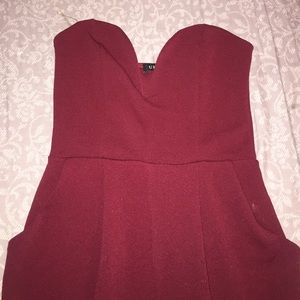 Burgundy Jumpsuit