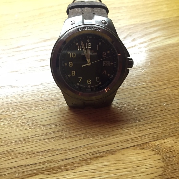Brown Leather Timex Watch