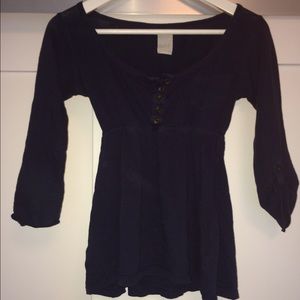 Zara Blue bottom up shirt