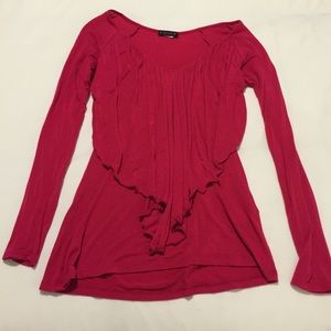 Pink Ruffled Top