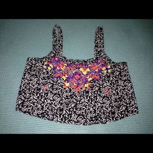 Wild pattern crop top A-FRIKKEN-DORABLE