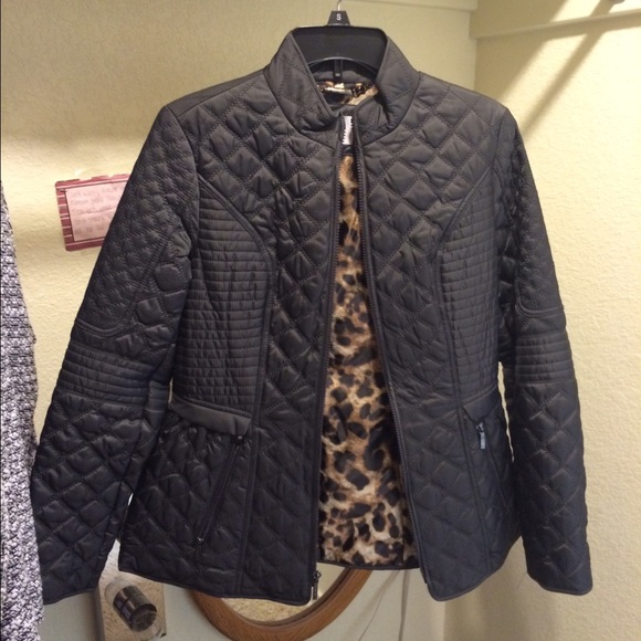 Laundry coat/jacket. Dark grey/ black.