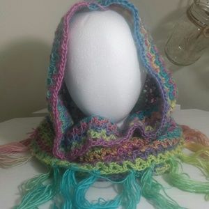 Large hooded cowl/ scarf