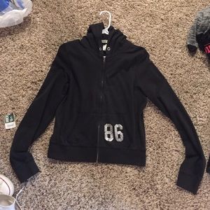 vs pink zip up hoodie