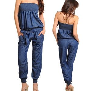 Denim jumpsuit Zara