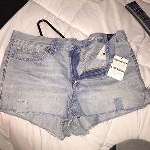 Denim shorts