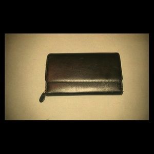 Black Faux leather wallet