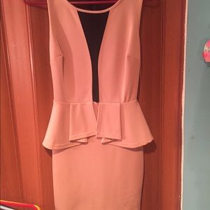 Tan /beige sexy classy dress