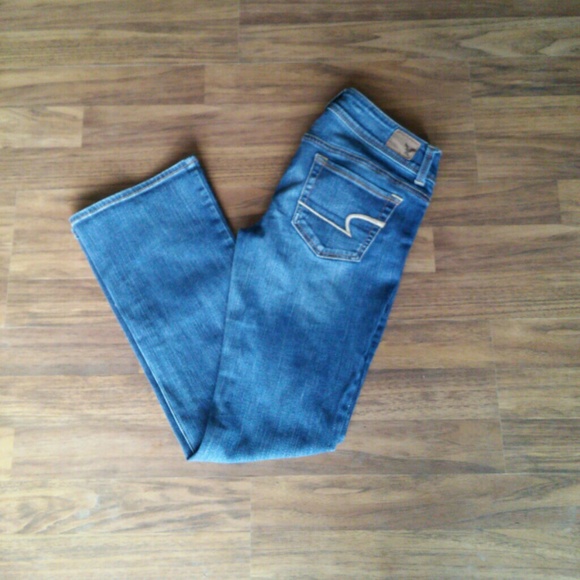 American eagle kick boot super stretch jeans