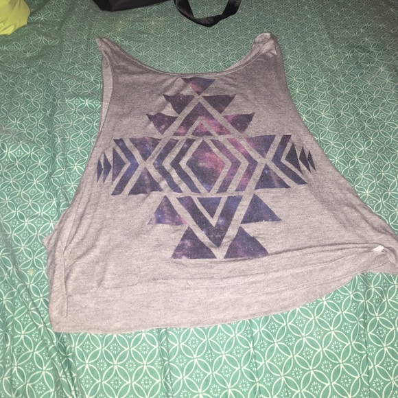 Gray Galaxy Aztec Cool Tank