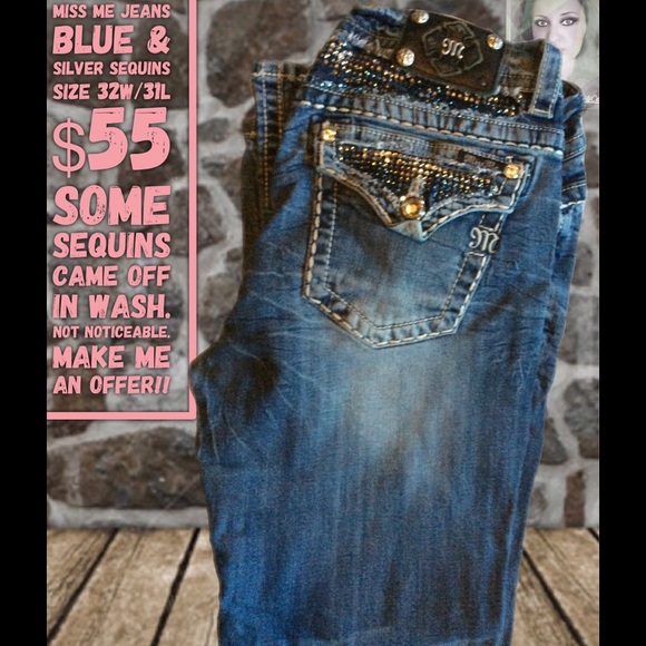 Miss Me Jeans. Size 32W/31L