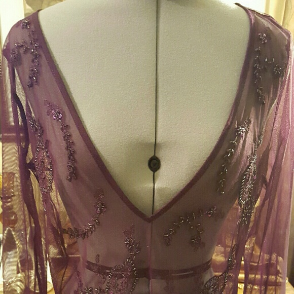 Zizzling Sheer Embezzeled Top