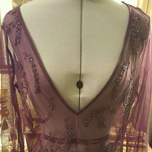 Zizzling Sheer Embezzeled Top