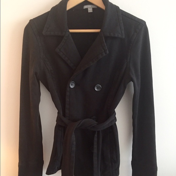 James Perse Soft Jacket with tie belt