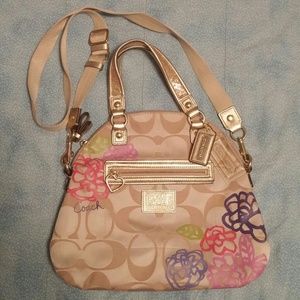 Coach purse-poppy collection