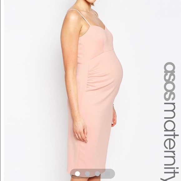 ASOS Body Con, Nude, Maternity Dress