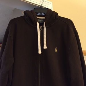 Polo sweatshirt jacket