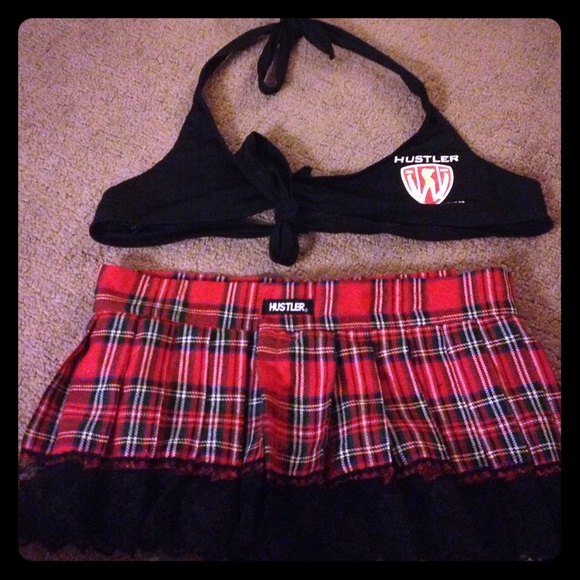 *HUSTLER* sexy schoolgirl outfit