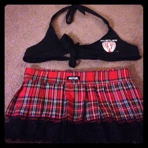 *HUSTLER* sexy schoolgirl outfit