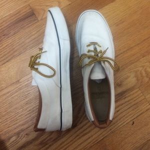 White canvas shoes