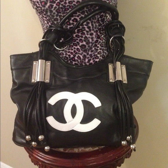 Black handbag