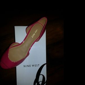 Nine West Byteme pink flats