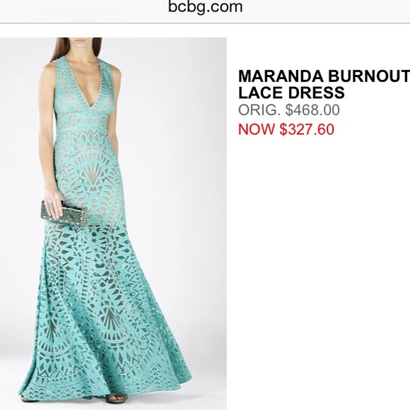 SALE!! BCBG Maranda Burnout Lace Dress