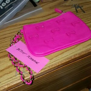 Betsey Johnson Bow Wristlet