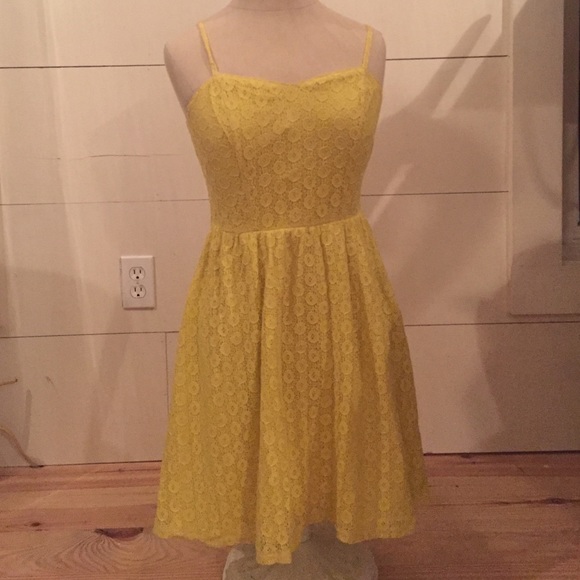 Yellow sun dress
