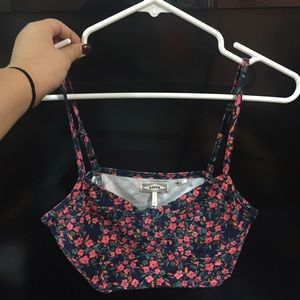 Floral crop top
