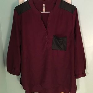 Burgundy Top