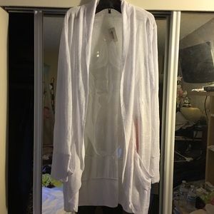 Lightweight White Cardigan